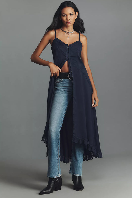 Pilcro Camisole Curtain Blouse