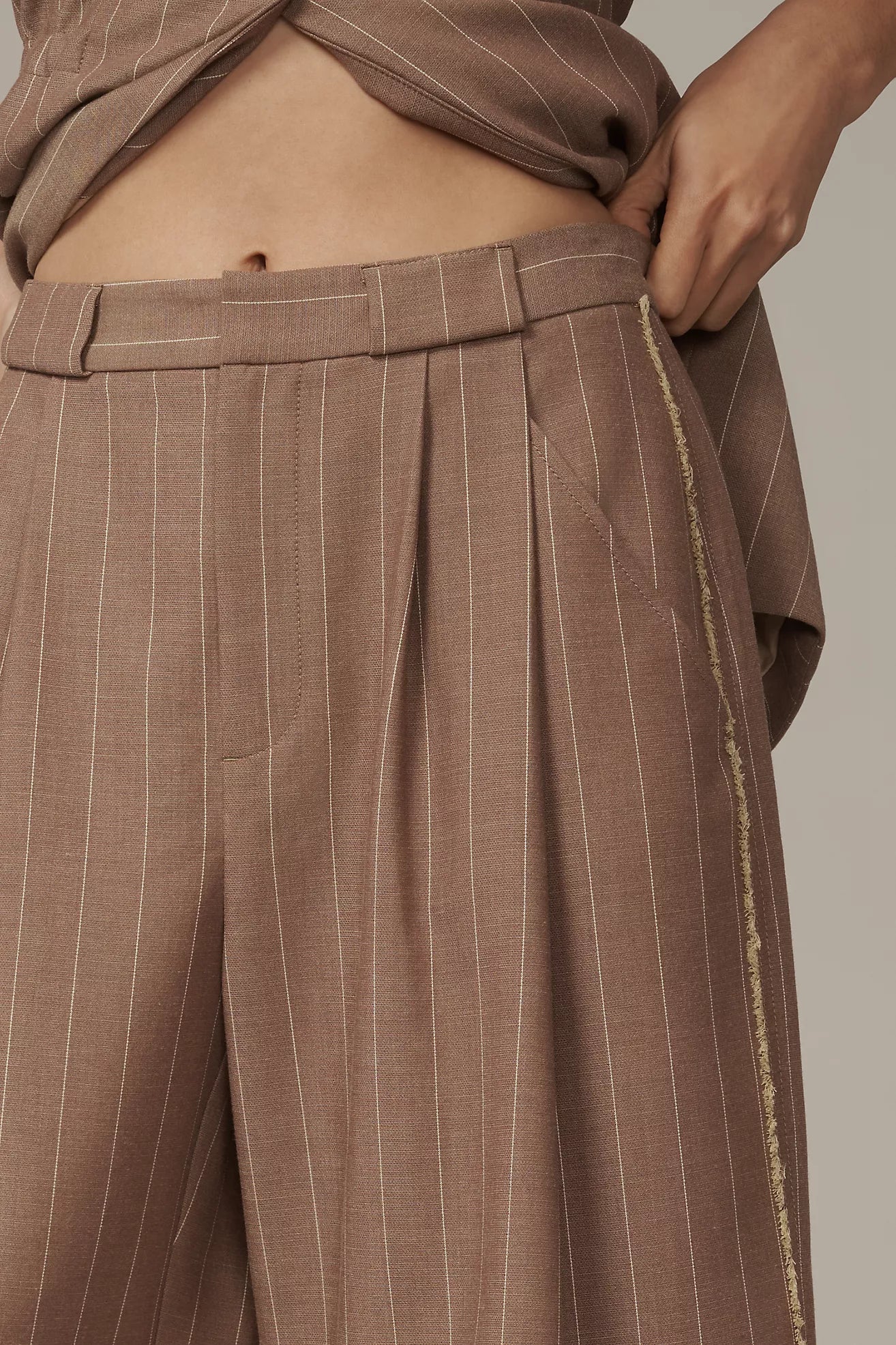 By Anthropologie Pleated Trouser Shorts