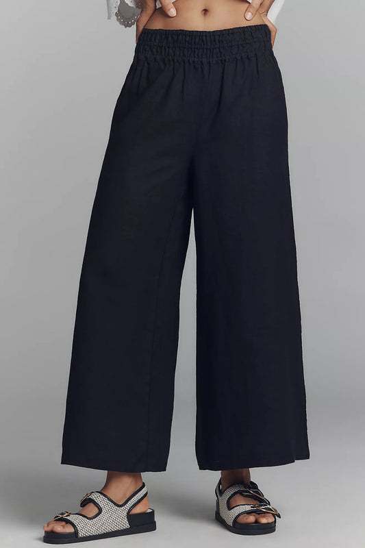 The Somerset Linen Pull-On Pants