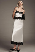 Load image into Gallery viewer, Let Me Be Polina Strapless Lace-Trim Midi Dress
