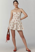 Load image into Gallery viewer, Maeve Sweetheart Drop-Waist Mini Dress
