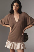 Load image into Gallery viewer, Daily Practice by Anthropologie V-Neck Mini Twofer Dress
