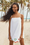 Load image into Gallery viewer, Celandine Poplin Square-Neck Mini Shift Dress
