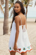 Load image into Gallery viewer, Celandine Poplin Square-Neck Mini Shift Dress
