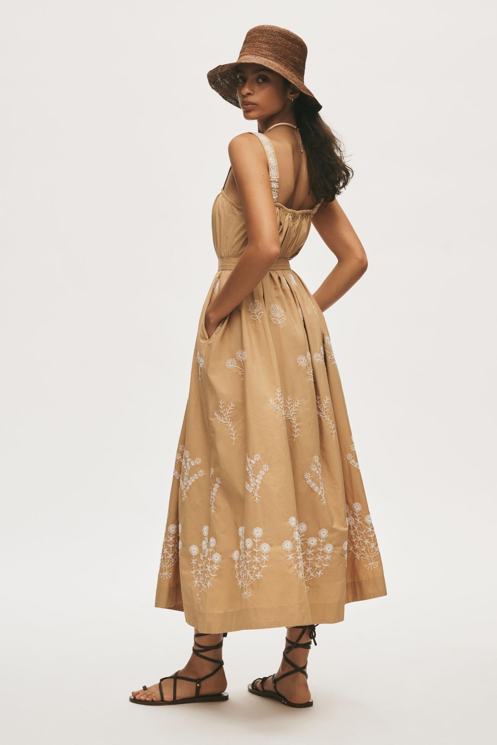 MOTHER More Is More Sleeveless Maxi Dress