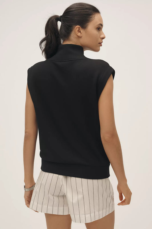 Varley Loretta Sleeveless Half-Zip Sweatshirt