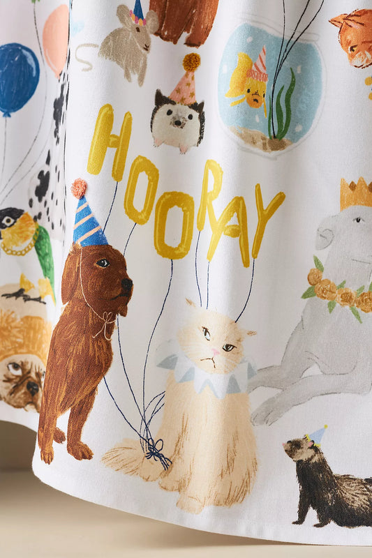 Hip Hip Hooray Dish Towel