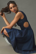 Load image into Gallery viewer, Plenty by Tracy Reese V-Neck Cutout A-Line Midi Dress
