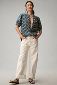 Load image into Gallery viewer, The Aly Puff-Sleeve Blouse by Pilcro: Printed Edition
