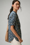 Load image into Gallery viewer, The Aly Puff-Sleeve Blouse by Pilcro: Printed Edition
