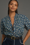 Load image into Gallery viewer, The Aly Puff-Sleeve Blouse by Pilcro: Printed Edition
