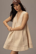 Load image into Gallery viewer, Maeve V-Neck Cutout Mini Swing Dress
