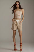 Load image into Gallery viewer, Maeve La Ponche Linen Pull-On Shorts
