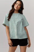 Load image into Gallery viewer, The Emmy Short-Sleeve Swing Blouse by Maeve
