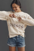 Load image into Gallery viewer, By Anthropologie Floral Cutwork Pullover
