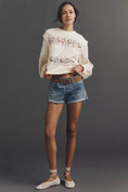 Load image into Gallery viewer, By Anthropologie Floral Cutwork Pullover

