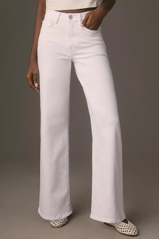 FRAME Le Slim Palazzo High-Rise Wide-Leg Jeans