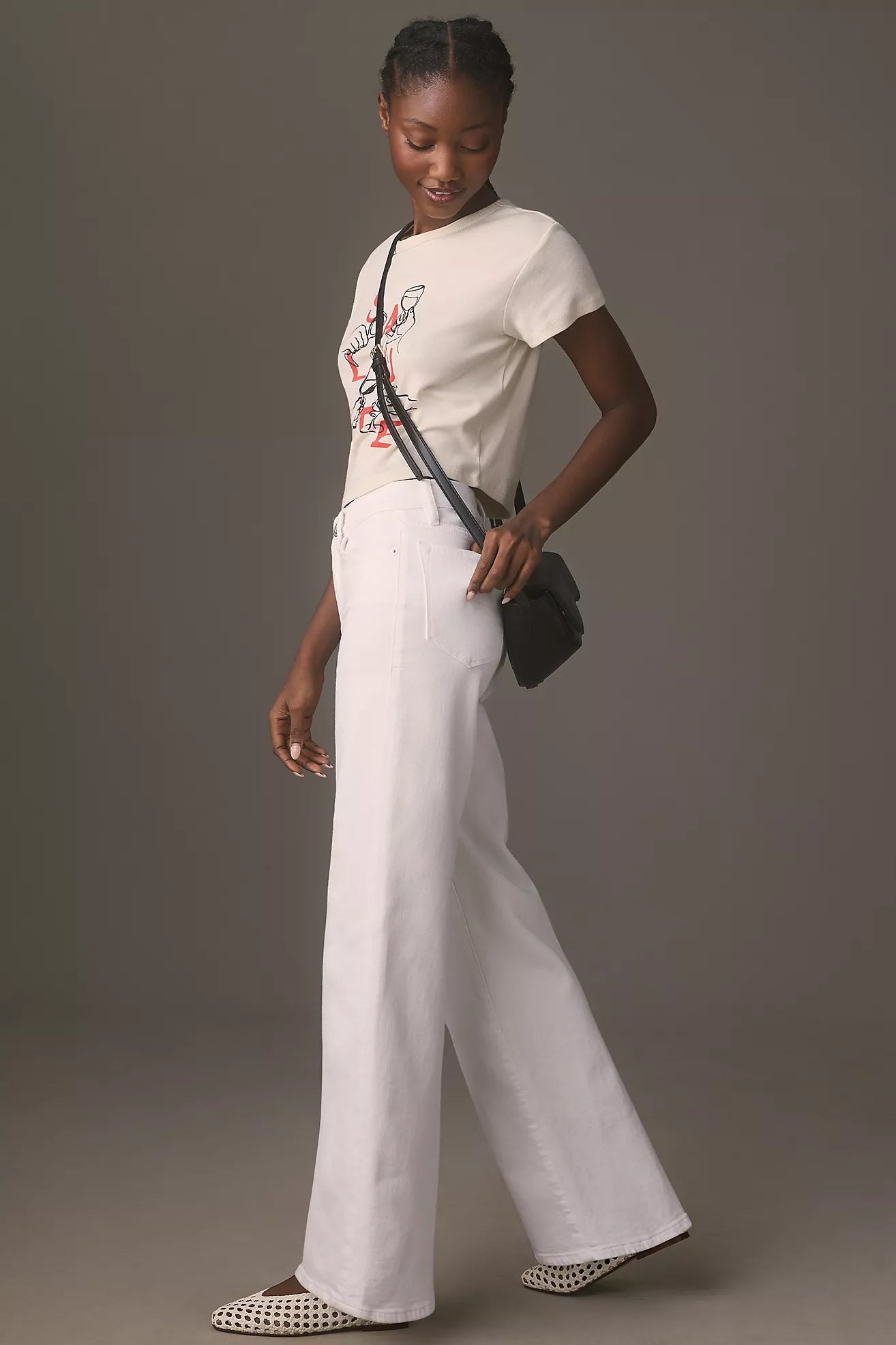 FRAME Le Slim Palazzo High-Rise Wide-Leg Jeans