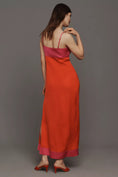 Load image into Gallery viewer, By Anthropologie Colourblock Column Midi Dress
