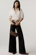 Load image into Gallery viewer, The Delaney Clean-Seamed High-Rise Wide-Leg Jeans by Maeve
