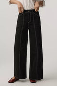 Load image into Gallery viewer, The Delaney Clean-Seamed High-Rise Wide-Leg Jeans by Maeve
