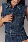 Load image into Gallery viewer, Good American Fit For Success Sleeveless Denim Mini Dress
