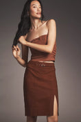Load image into Gallery viewer, By Anthropologie Belted Pencil Skirt
