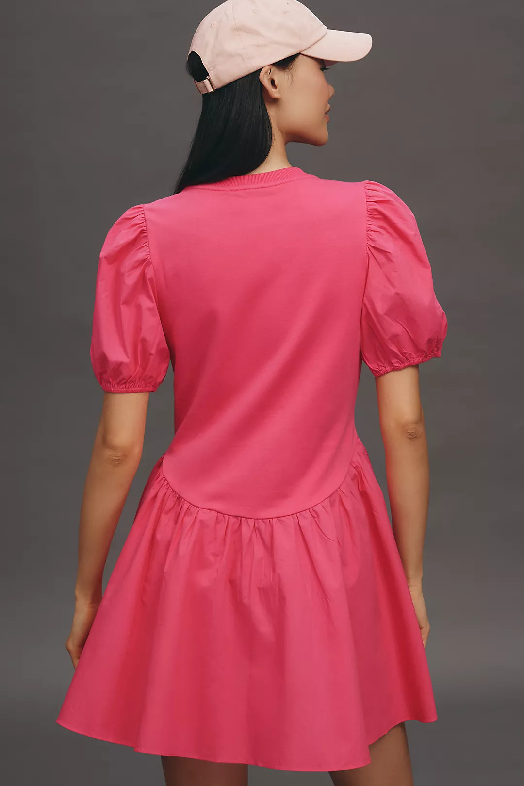 English Factory Short-Sleeve Babydoll Mini Dress