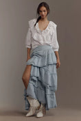 Load image into Gallery viewer, Maeve Long-Sleeve Double-Collar Blouse

