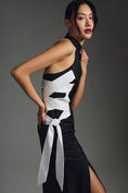 Load image into Gallery viewer, Maeve Lace-Up Crewneck Dress
