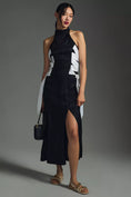 Load image into Gallery viewer, Maeve Lace-Up Crewneck Dress

