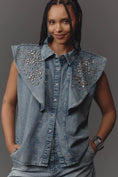 Load image into Gallery viewer, Let Me Be Flutter-Sleeve Embellished Top
