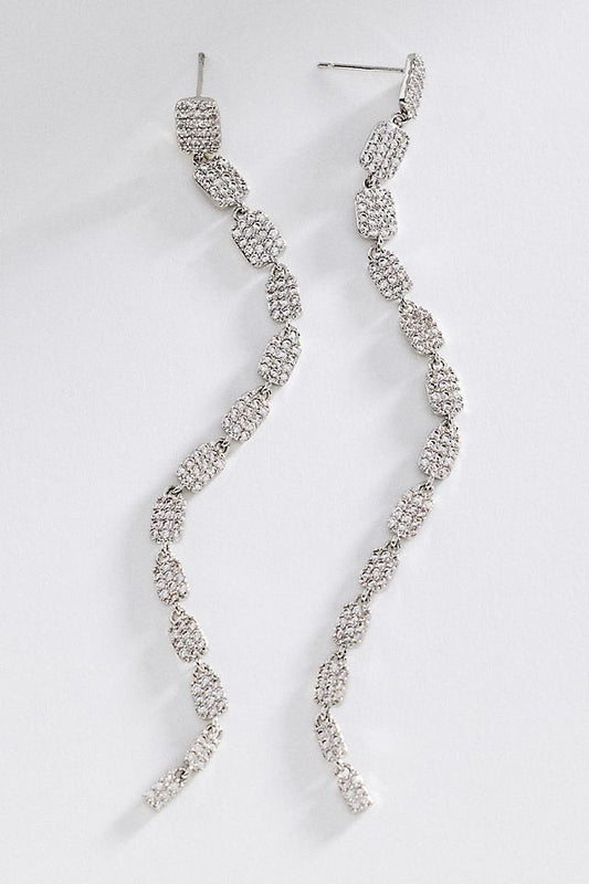 Crystal Cascade Earrings