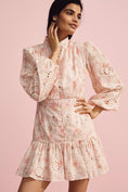 Load image into Gallery viewer, Bardot Hendry Long-Sleeve Floral Lace Mini Dress

