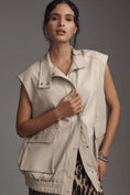 Load image into Gallery viewer, By Anthropologie Faux Leather Oversized Vest
