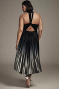 Load image into Gallery viewer, By Anthropologie Pleated Halter Midi Dress
