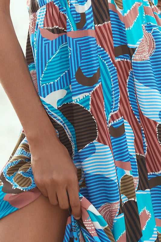 By Anthropologie Sleeveless Cutout Midi Dress
