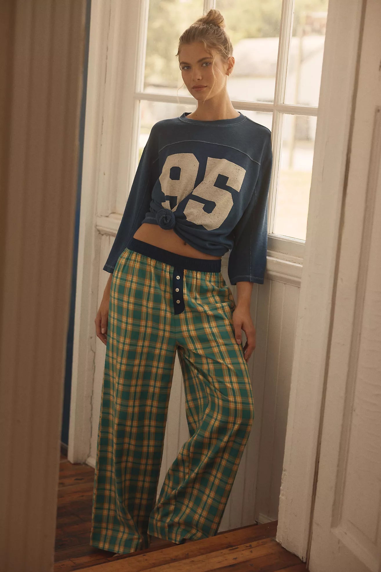 The Wren Flannel Boxer Pants by LyreBird