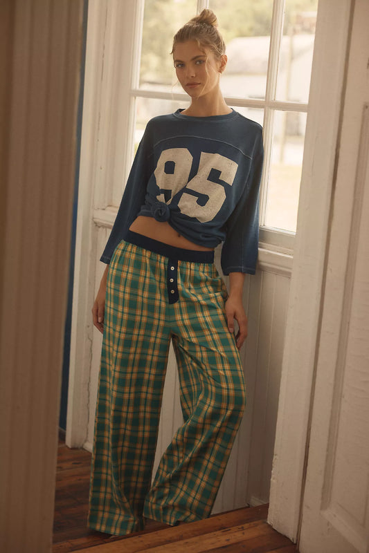 The Wren Flannel Boxer Pants by LyreBird