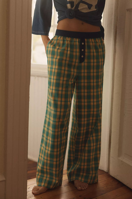 The Wren Flannel Boxer Pants by LyreBird