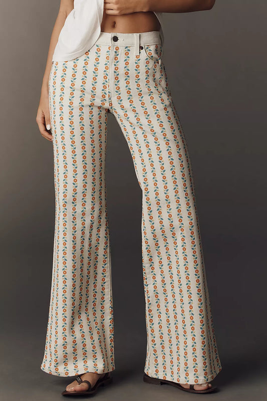 Wrangler 70's Mid-Rise Flare Jeans
