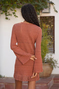 Load image into Gallery viewer, By Anthropologie Long-Sleeve Knit Mini Dress
