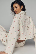 Load image into Gallery viewer, Pilcro Cotton Embroidered Icon Crop Utility Jacket
