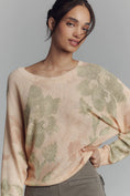 Load image into Gallery viewer, By Anthropologie Printed-Linen Pullover Sweater
