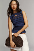 Load image into Gallery viewer, By Anthropologie Smocked Lace Ruffle Tank
