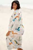 Load image into Gallery viewer, The Carolita Printed Tiered Shirt Dress by Celandine
