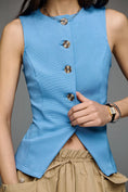 Load image into Gallery viewer, Maeve Button-Front Knit Vest
