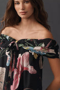 Load image into Gallery viewer, Maeve Cotton Off-Shoulder Printed Mini Dress
