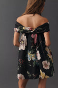 Load image into Gallery viewer, Maeve Cotton Off-Shoulder Printed Mini Dress
