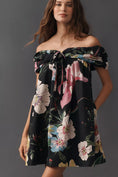 Load image into Gallery viewer, Maeve Cotton Off-Shoulder Printed Mini Dress
